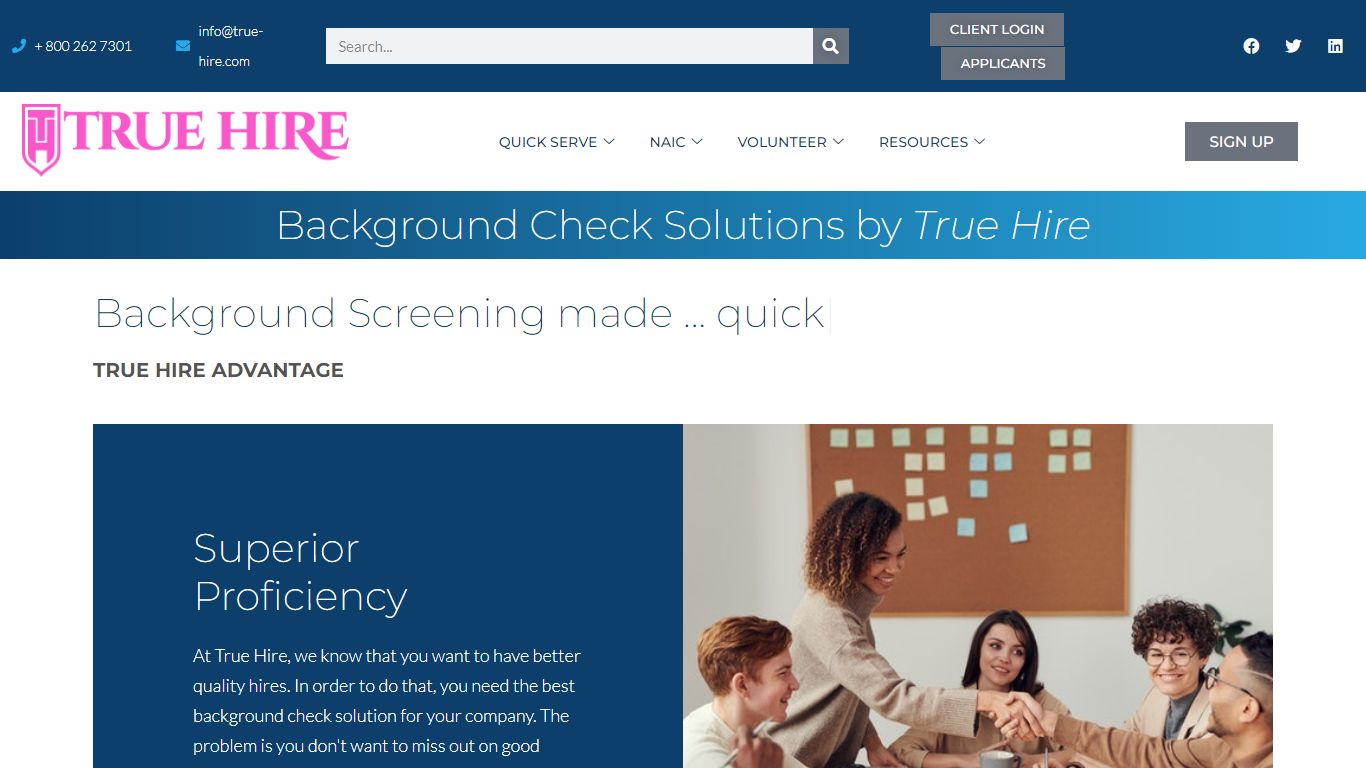 True Hire | Background Screening Solutions to meet HR needs